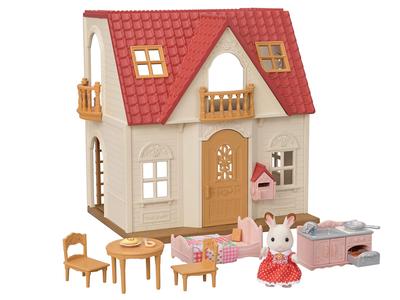 Дом Sylvanian Families Первый дом Sylvanian Игрушка, сертифицированная ST Mark Кукольный домик для детей от 3 лет и старше от Epoch [Мои семьи] DH-08