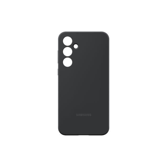 Coque et étui téléphone mobile Samsung Coque Silicone pour Galaxy A55 5G Noir