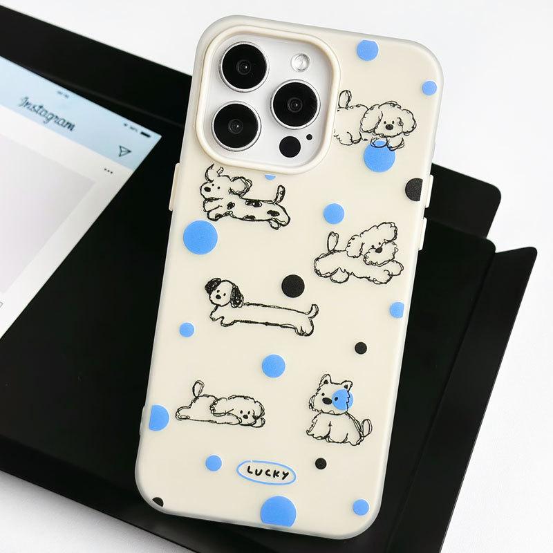 Чехол Zhitai Cartoon Jelly Skin для iPhone 11/12/14/15/16 Pro Max