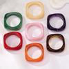 Vintage Acrylic Wide Bracelet Retro Geometry Geometric Irregular Bangle  Daily