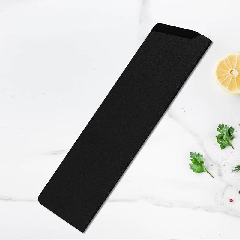 Black Plastic Kitchen Knife Blade Protector For 3.5-10 Inch Knife Cases Eco-Friendly Material High Quality Practical