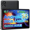 Новый планшет Android 16 с ИИ Android 16 Большой 7000 мАч 5G Bluetooth Widevine L1 Идеально подходит для работы и учебы 2026, Особенности: 10-дюймовый планшет, Wi-Fi