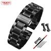 Stainless Steel Watchband 14mm 15mm16mm17mm 18mm 19mm 20mm 21mm 22mm 23mm 24mm Metal Wristwatches Band for Lon-gines Watch Strap