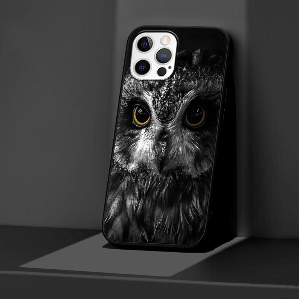 Чехол «Ловец сов» для Apple iPhone 15 13 11 14 Pro Max 12 Mini 7 8 Plus XR X XS силиконовый черный чехол для телефона