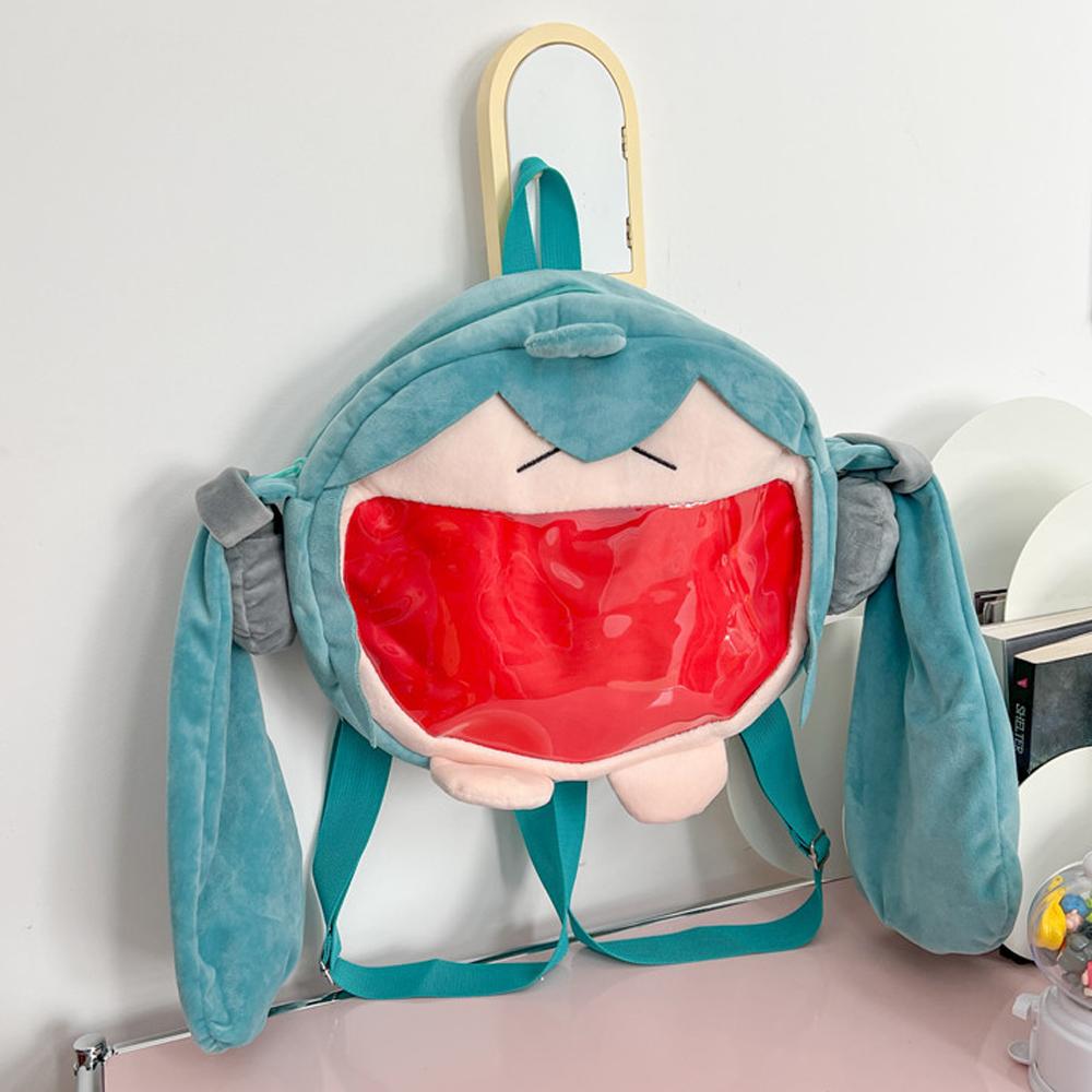 New Shoulder Bag New Backpack Cute Anime Girl Plush Cartoon Kawaii Knapsack Student Bag Packet Kids Gifts Toys
