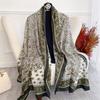 Fashion Women Scarf Cotton Linen Print Design Scarves Long Shawl Autumn Spring Lady Bufanda Wrap Student School Warm Echarpe