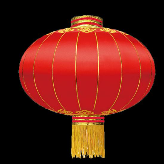 1.5m Large Red Silk Velvet Lantern for Spring Festival & New Year Celebrations