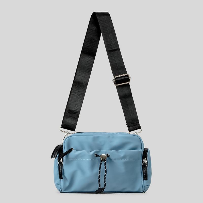 Fashion Contrast Color Single Shoulder Crossbody Bag Women's Lightweight Outdoor Handbag Men's Casual Cargo Wind Mobile Phone Bag