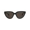 Balenciaga Cat Eye Frame Bio Injection Rilsan Солнцезащитные очки Черный Черный Серый