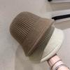 Fashion Women Winter Bucket Hat Warm Knitting Fisherman Cap Casual Foldable Panama Hat Lady Outdoor Sunscreen Sun Cap