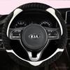 Зимняя плюшевая оплетка на руль автомобиля 38 см для Kia NIRO NIRO EV SUV 2016 2017 2018 Автоаксессуары