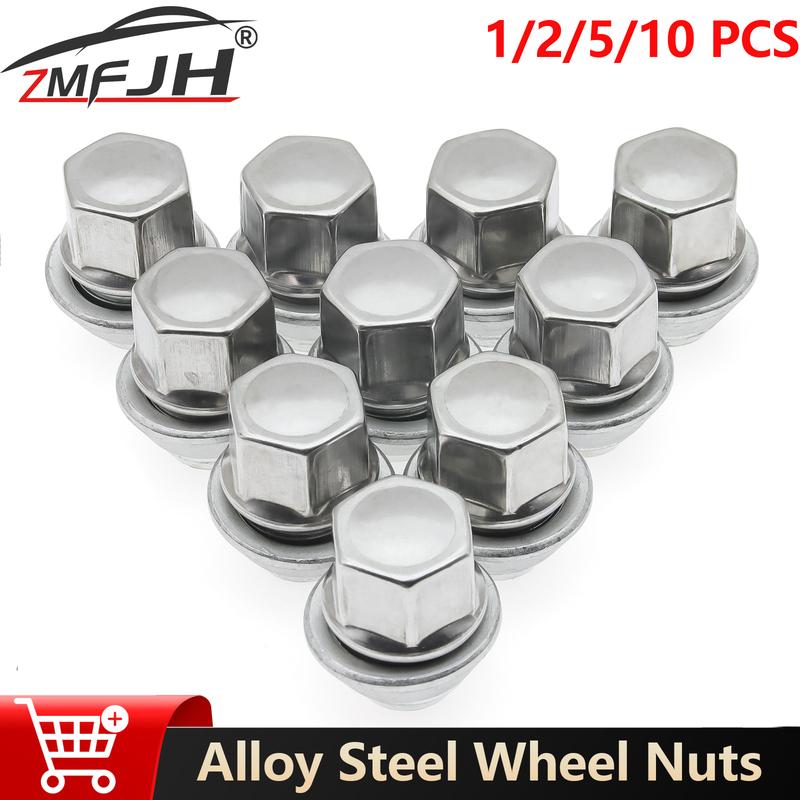 1/2/5/10PCS Alloy Steel Wheel Nuts M12x1.5 For Ford Fiesta Mondeo C-Max Bolt Lug Stud Tyre Nut SFN-12150033 Wheel Nuts