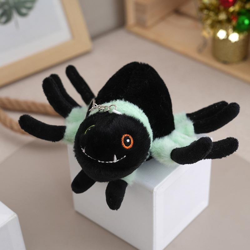 Прекрасный миниатюрный плюшевый брелок-паук, мягкая игрушка-кукла, мягкий и милый дизайн, 12 см