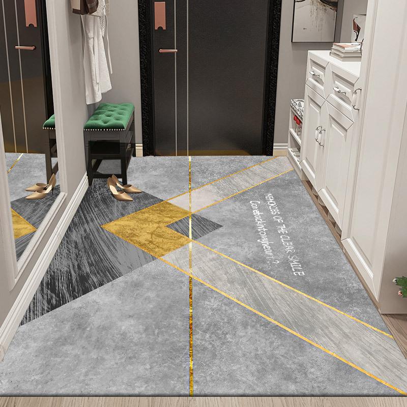 Входной ковер Классический напольный коврик Сбор пыли Домашний Мягкий ковер в пасторальном стиле Ретро декор Коврики