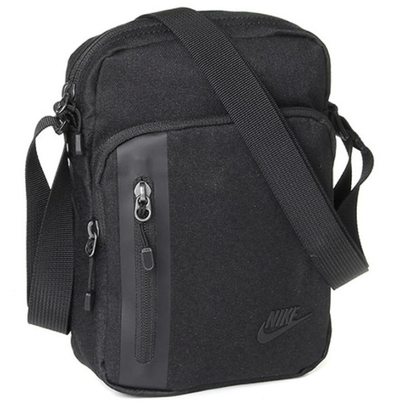 Nike Polyester Shoulder Bag, Crossbody Bag Regular Unisex Black Casual BA5268-010 Casual BA5268-010