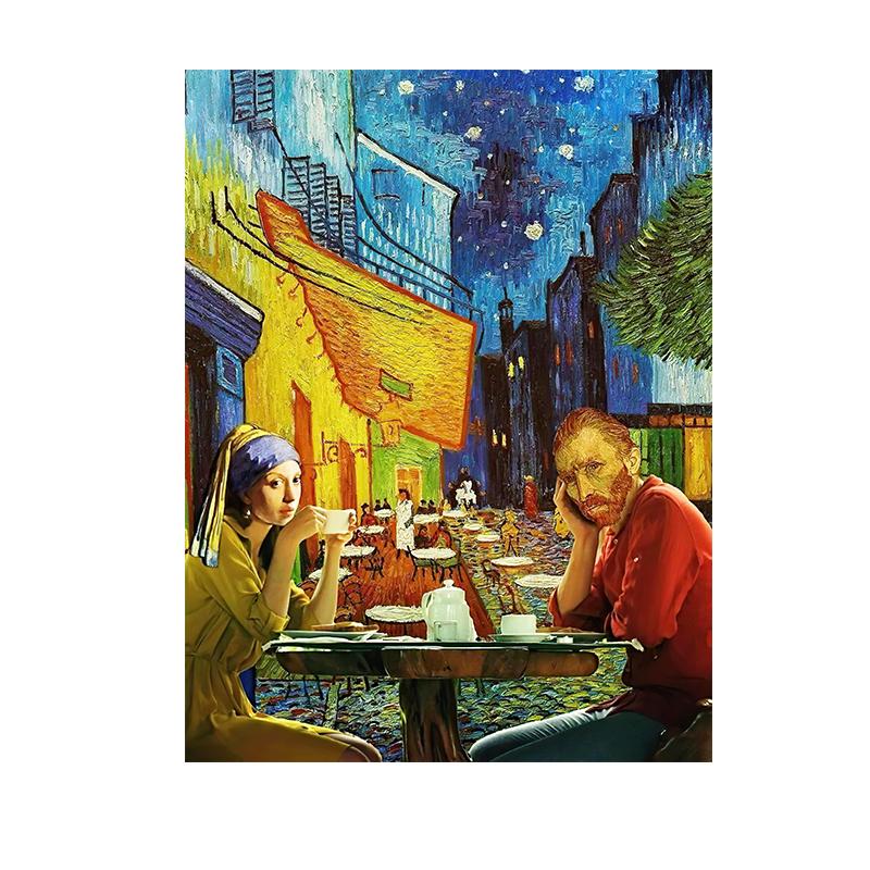 Известные картины Ван Гога, абстрактные холсты, постеры и принты, настенные художественные картины для гостиной, украшения дома, Куадрос