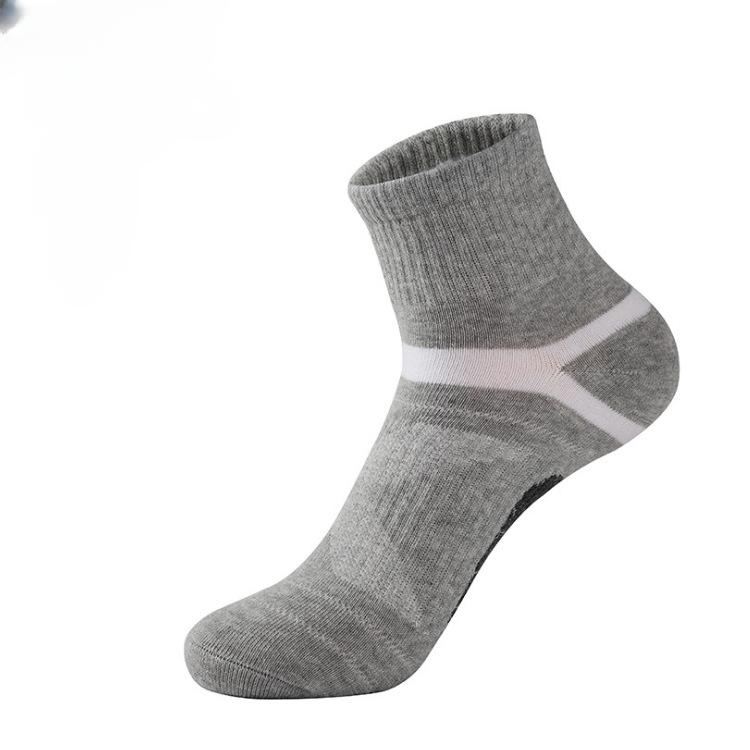 Высокое качество, 5 пар мужских носков из чесаного хлопка, новые повседневные дышащие спортивные носки, мужские длинные носки в полоску, большие размеры