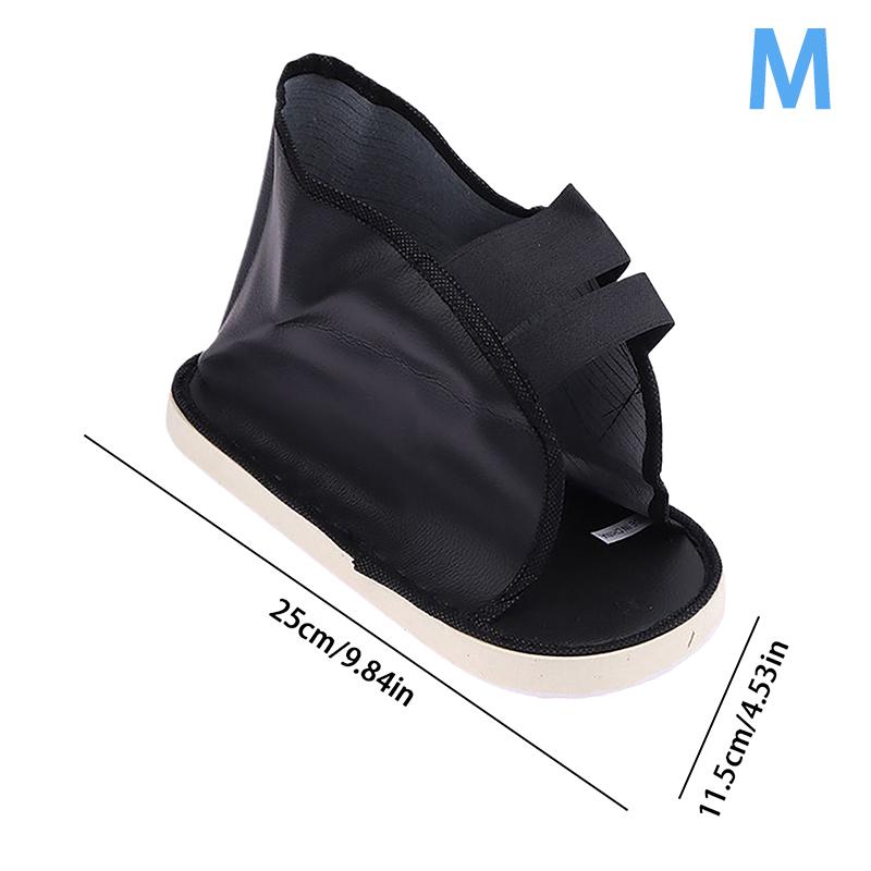 Противоскользящие плоские литые ботинки для ходьбы, дышащая защита для ног, восстановление после перелома, ортопедические опоры для ног