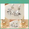 Trendy Spring 2024 Fashion Teardrop Earrings Vintage Punk Gold Silver