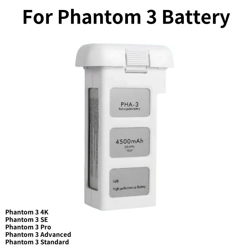 For Phantom 3 Battery Drone Intelligent Flight Battery 4500mAh Flight Time 23 Minutes Compatible With Phantom 3 Pro Series
