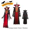 Girls Halloween Vampire Costume Spooky Cosplay Outfit For Dance