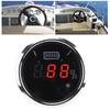 52Mm 2in Battery Digital Gauge Waterproof AntiFog Meter 12V with Smart Alarm for Ships  Electric Vehicles Boats(Black