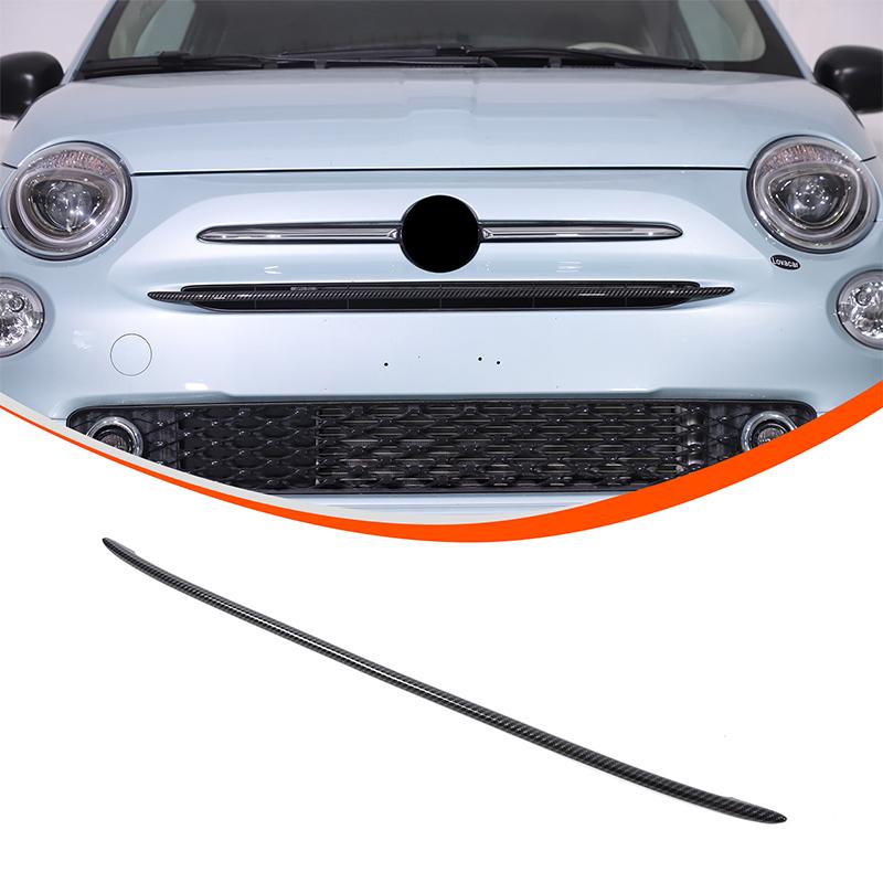 Для Fiat 500 2010-2025 ABS карбоновое волокно Автомобильная центральная консоль Панель переключения передач Декоративная рамка рулевого колеса Наклейка Аксессуары