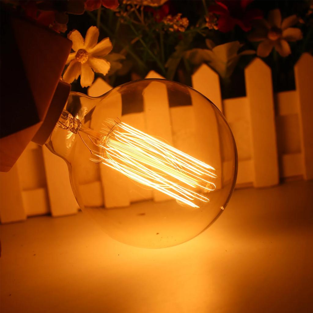 Новые ретро лампы Эдисона E27 40 Вт 220 В 110 В для спальни, индустриальный лофт, винтажная лампочка для домашнего декора, лампа ST64, винтовой цоколь