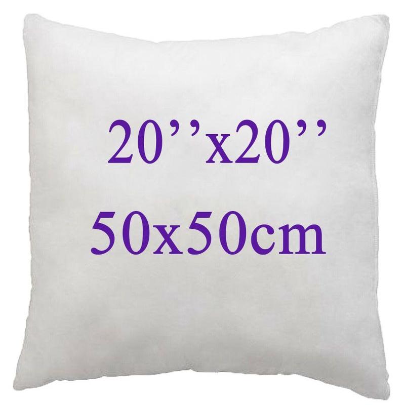 Luxurious Polyester Hollowfiber Cushion Inner Pads With White Cover For Ultimate Comfort