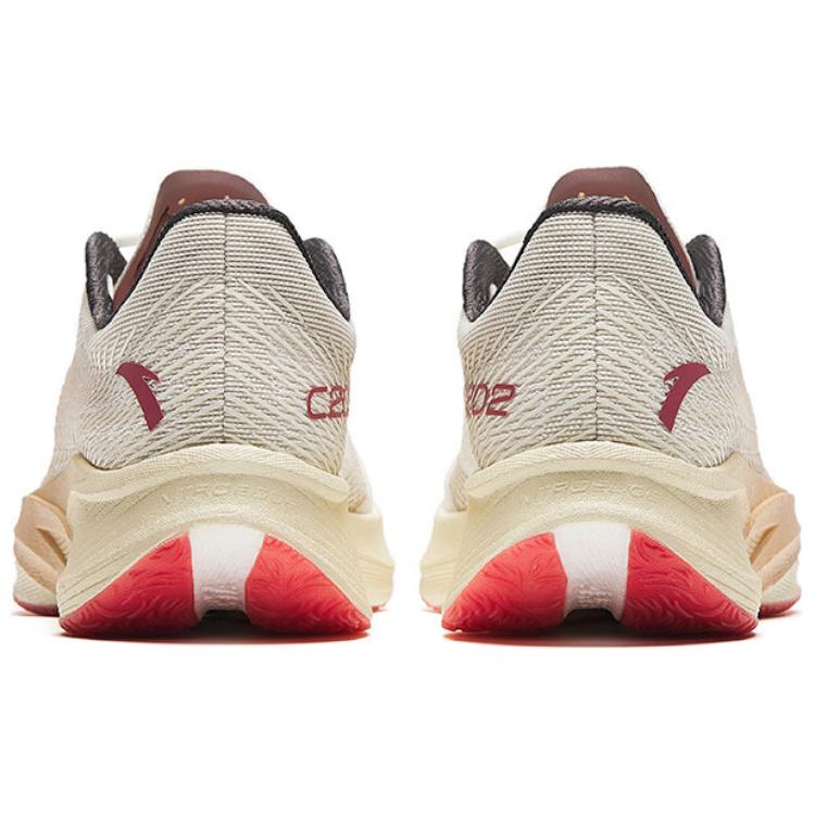 Anta C202 5-го поколения удобные нескользящие амортизирующие низкие кроссовки для бега женские кроссовки белые бежевые желтые 122455563-4