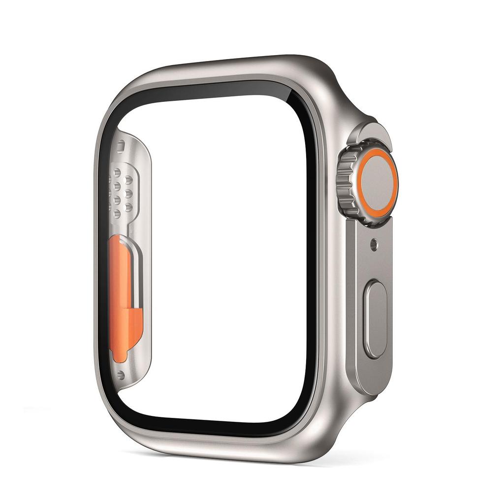 Смена на Ультра Чехол Для Apple Watch 9 8 7 6 5 4 3 Iwatch Серии 45мм 44мм 41мм 40мм 38мм 42мм Обновление 49мм Защитное Стекло