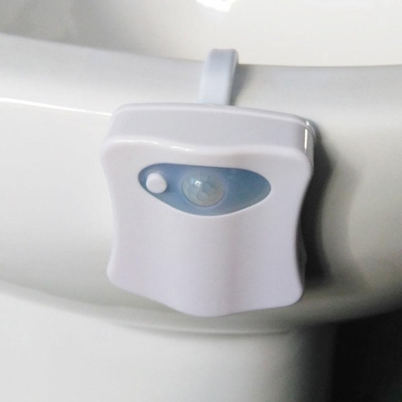 8/16 цветов датчик движения человека светильник для туалета ванная комната ночник украшение для домашней безопасности