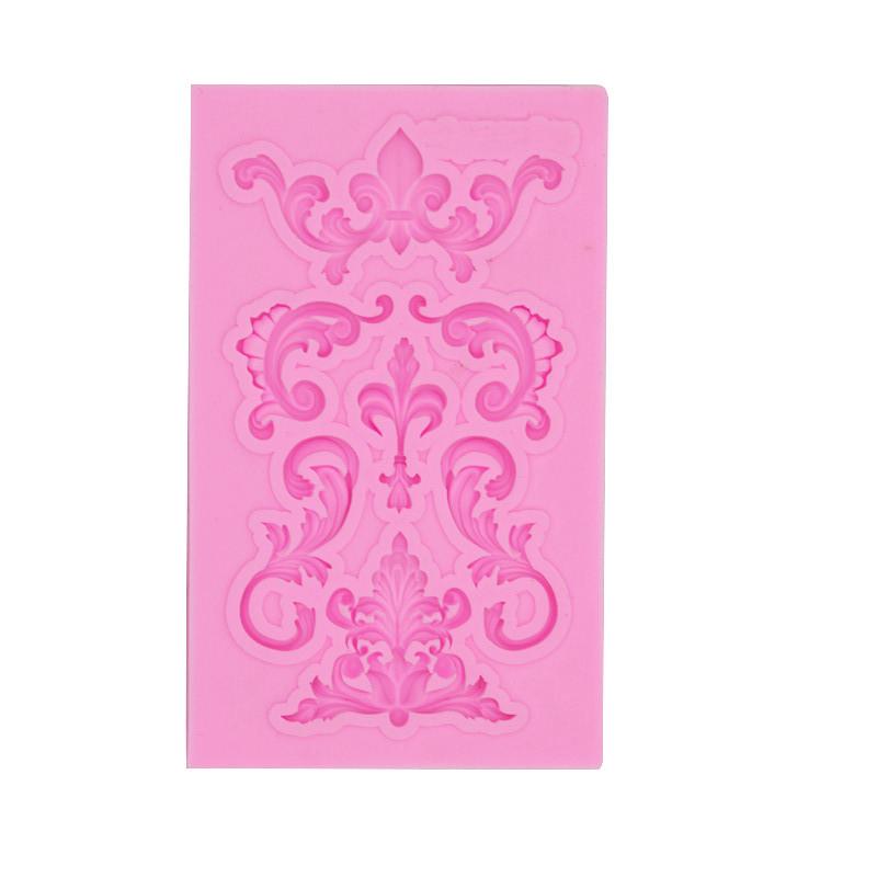 2 Pieces Border Silicone Mold Fondant Mold Cake Decorating Tools Chocolate Gumpaste Mould Sugarcraft Cake Decorating Tools
