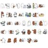 Vibrant 37pcs We Bare Bears Waterproof Graffiti Stickers For Luggage And Electronics