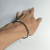 Серебряный браслет с фианитами, вес изделия 5,95 гр (2214823)