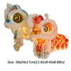 DIY Material Package New Year Lion Dance Lantern with Tassel Waterproof Ancient New Year Lantern Hanging Ornament