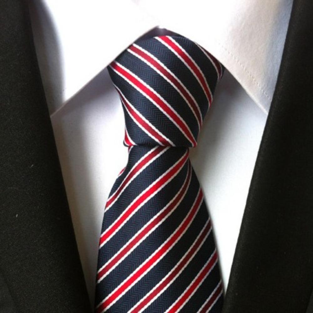 Collar Stripe Neck Ties Skinny Tie Wedding Necktie Men Casual Groom Neck Wear Male