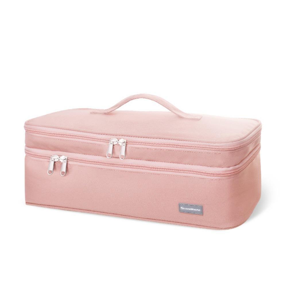 Большая вместительная портативная сумка для фена для волос, 2 слоя, органайзер для инструментов для волос, подарок