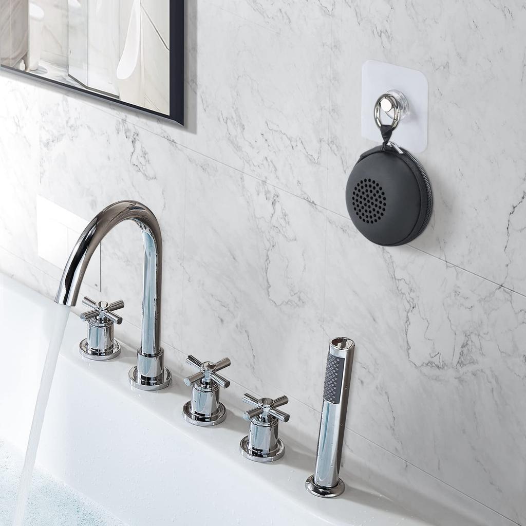 Футляр для переноски A106 портативный Bluetooth 12 часов непрерывного использования в автомобиле и ванной с пассивным радиатором IP67 [EVA включен] динамик, сверхкомпактный 5.0,