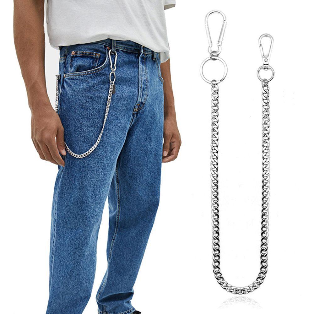 Unisex Jeans Long Chains Big Ring Punk Metal Belt Chain Wallet Chain Trousers Chains Key Chains