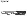 Автомобиль GT LINE Styling Metal Car Badge Rear Emblem tail наклейка для 206 208 308 307 207 208 3008 407 508 2008 RCZ Rio K3 K5