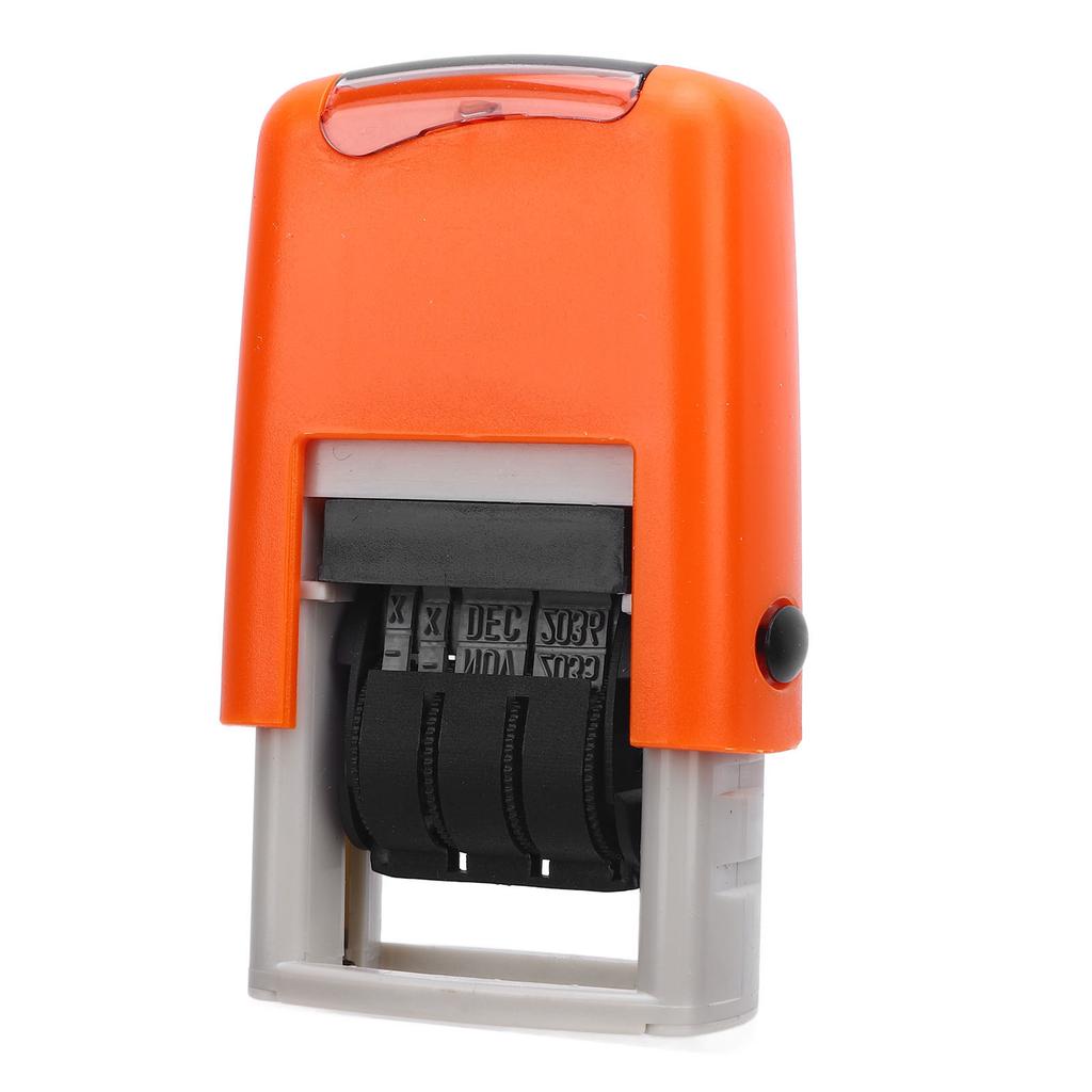 25x2.8mm English Date Stamp Clear Stamping Quick Drying Adjustable Date Stamp for Study Work Life