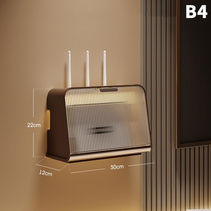 Коробка для хранения маршрутизатора, полка, настенный органайзер для Wi-Fi, коробка для розеток без перфорации, коробка-органайзер для телеприставки, коробка для хранения в гостиной