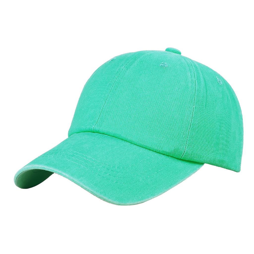Hat Men's Korean Version Ins Retro Baseball Cap Women's Solid Color Hat Outdoor Sunshade Cap