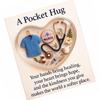 Personalised Transparent Heart Heartwarming Customizable Hug Card Acrylic Materials for Nurses Appreciation
