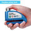 Bike Disc Brake Lock with Warning Rope High Decibels Anti-Theft Alarm Heavy Duty