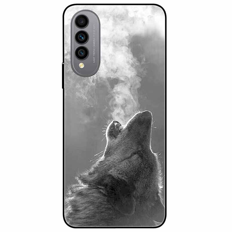 Чехол для Wiko T50 Чехол для телефона T 50 Мягкий силикон Ударопрочный ТПУ Задние крышки для Wiko T50 WikoT50 4G 6.6'' Fundas Coques Животные