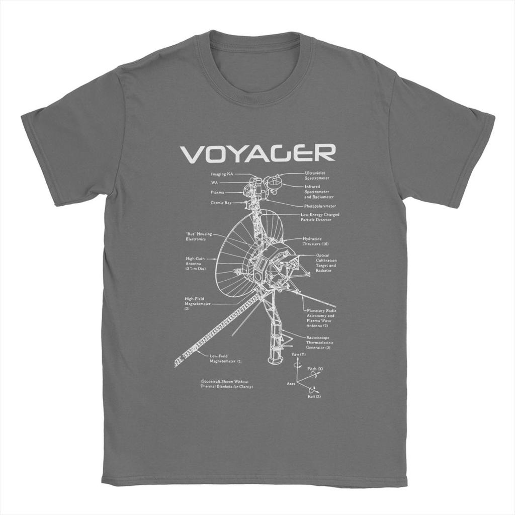 Мужские футболки Voyager Program Interstellar 100% хлопок топы хипстер с коротким рукавом круглый вырез футболка идея для подарка футболки