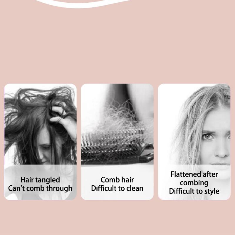 Массажная расческа Antitangle, статическая расческа для волос, не спутывает и быстро очищает волосы, массажирует кожу головы, распутывает волосы, распутывает волосы, парикмахерская щетка