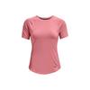 Training Solid Slim Fit Straight T-Shirt Women Tops Pink 1368366-663